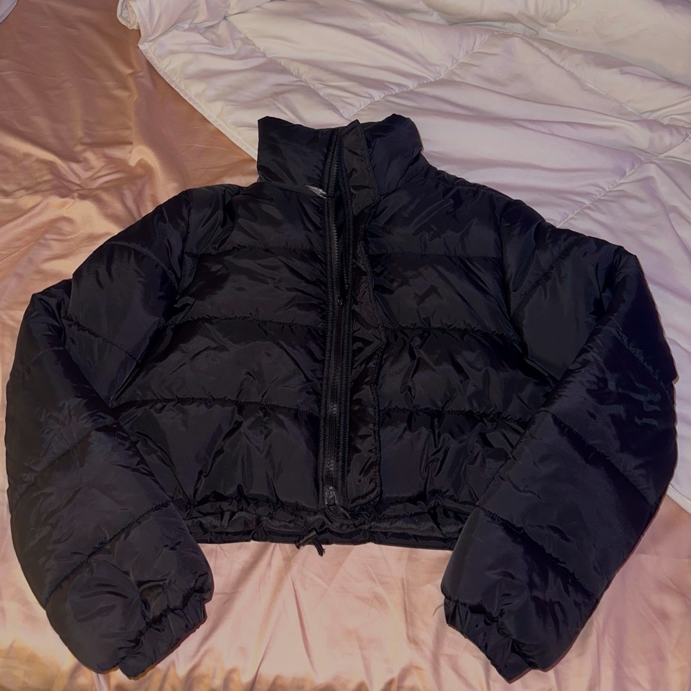 Medium Size, Black Puffer Jacket